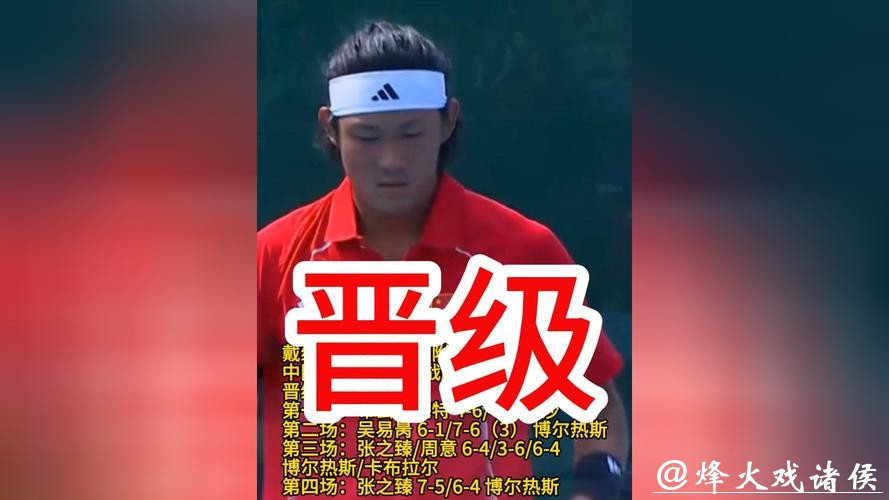 戴维斯杯网球赛：中国队3比1胜葡萄牙队 首次晋级世界Ⅰ组